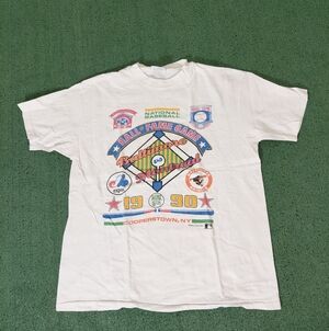 VINTAGE 1990 MLB Hall Of Fame Game Baltimore Orioles vs Montreal Expos Baseball